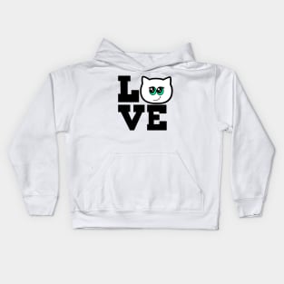 LOVE Cat Kids Hoodie